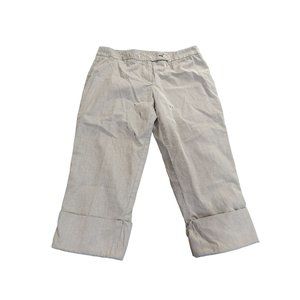 TRINA TURK LOS ANGELES CROP STRIPE PANTS WOMAN'S SZ 6 | S1